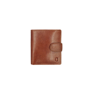 Bifold Wallet with Button Clasp