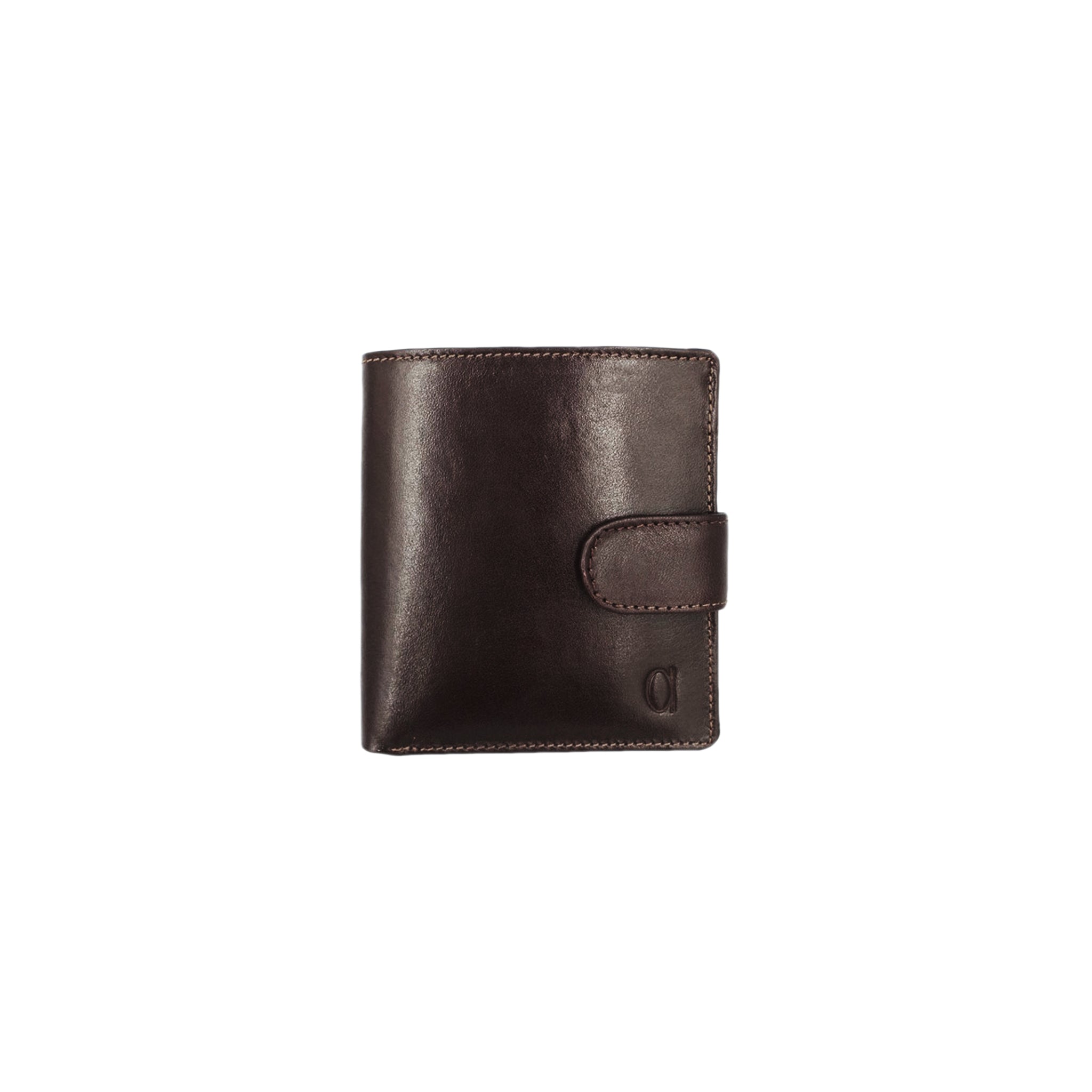 Bifold Wallet with Button Clasp